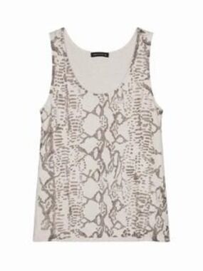 David Cline Women's Sleeveless Tank Top XL Beige